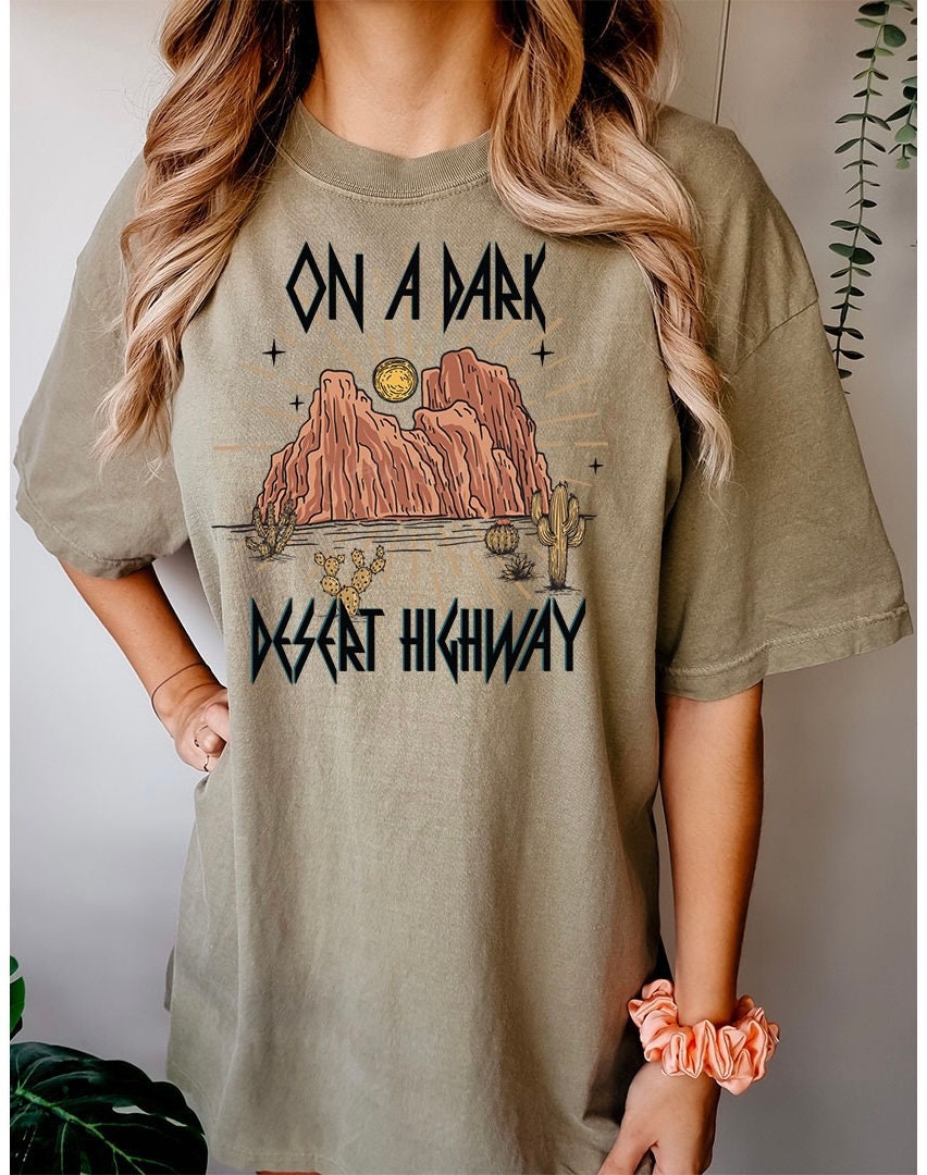 Dark Desert Graphic Tee - DTF Printed