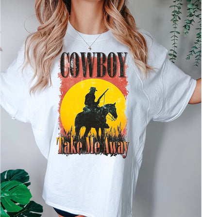 Take Me Away Graphic Tee - DTF Printed