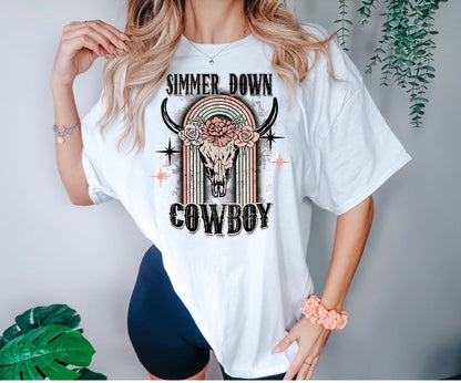 Simmer Down Graphic - DTF Printed Transfer - DTF Transfer Sheet - Ready To Press Transfer - Ready To Press - High Quality Printed