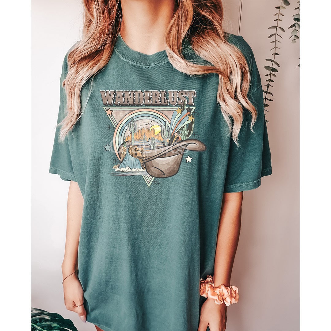 Wanderlust Graphic - DTF Printed Transfer - DTF Transfer Sheet - High Quality Printed - Shirt Transfer - DTF printed - Ready to Press