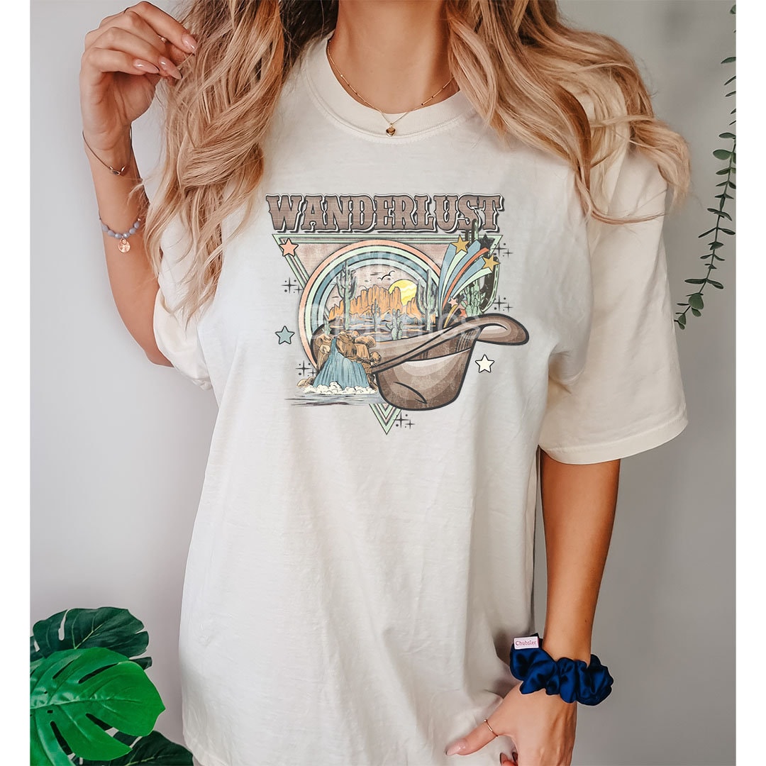 Wanderlust Graphic Tee - DTF Printed