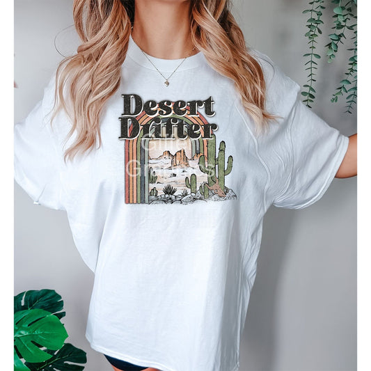 Desert Drifter Graphic Tee - DTF Printed