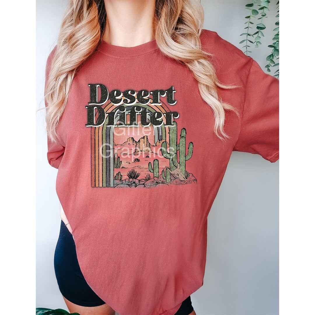 Desert Drifter Graphic - DTF Printed Transfer - DTF Transfer Sheets - Ready To Press Transfers - Shirt Transfer - High Quality Printed