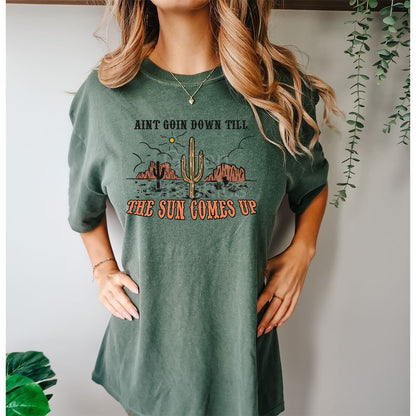 Ain't Going Down Graphic Tee - DTF Printed