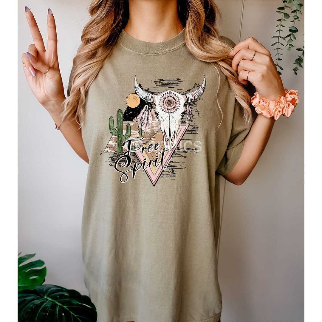 Free Spirit Graphic - DTF Printed Transfer - Ready To Press - Shirt Transfer - High Quality Printed - DTF Transfer Sheets - DTF Transfer