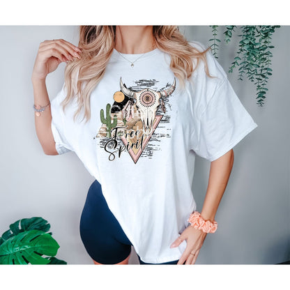 Free Spirit Graphic - DTF Printed Transfer - Ready To Press - Shirt Transfer - High Quality Printed - DTF Transfer Sheets - DTF Transfer