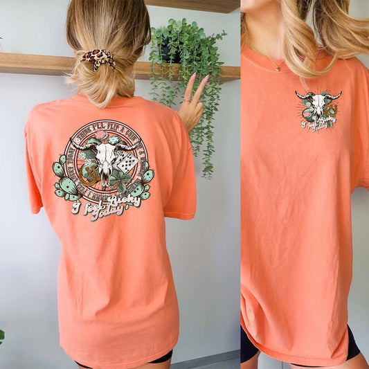 Lucky Today Graphics - DTF Printed Transfer - DTF Transfer Sheet - Ready To Press Transfer - High Quality Printed Transfer - Shirt Transfer