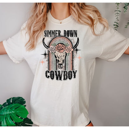 Simmer Down Graphic - DTF Printed Transfer - DTF Transfer Sheet - Ready To Press Transfer - Ready To Press - High Quality Printed