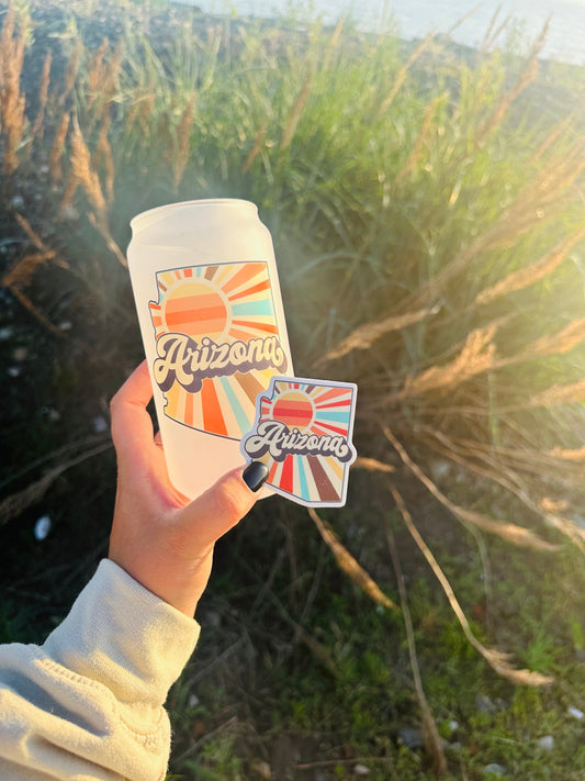 Arizona Printed Libby Glass - Dishwasher Safe