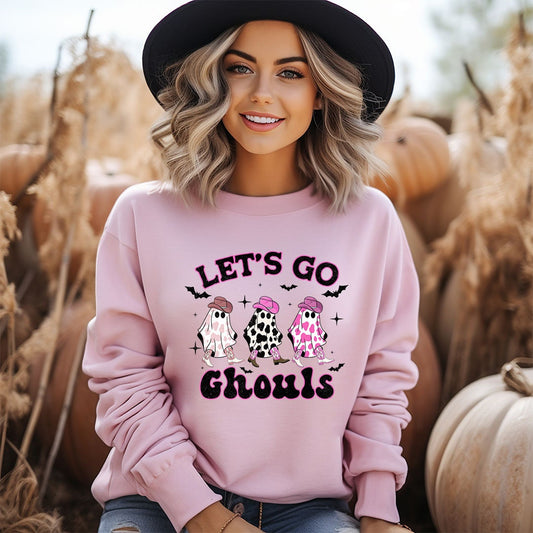 Lets Go Ghouls Crew - DTF Printed