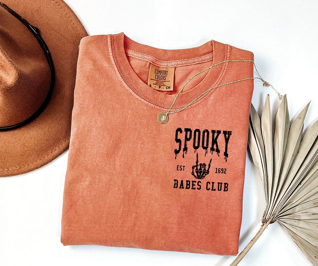 Spooky Babes Club Tee - DTF Printed