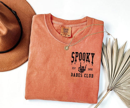 Spooky Babes Club Tee - DTF Printed