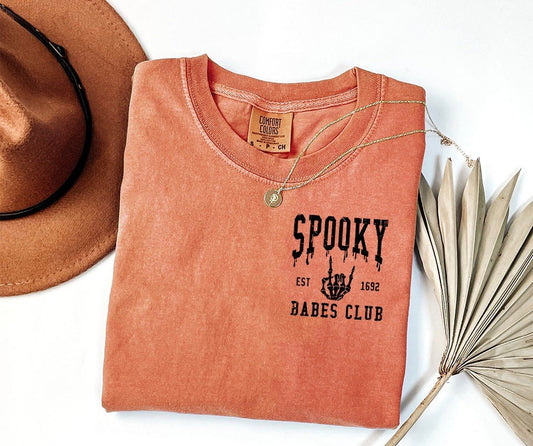 Spooky Babes Club Tee - DTF Printed