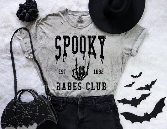 Spooky Babes Club Color Blast - DTF Printed
