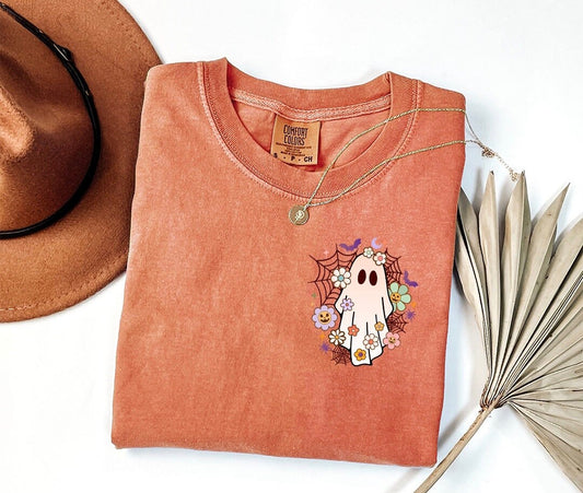 Hippie Ghost Tee - DTF Printed