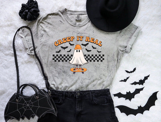 Creep It Real Color Blast Tee - DTF Printed