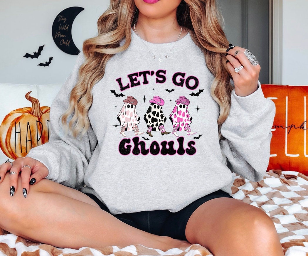 Lets Go Ghouls Crew - DTF Printed