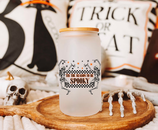 Season to be Spooky - Printed Libby Glass - Dishwasher Safe