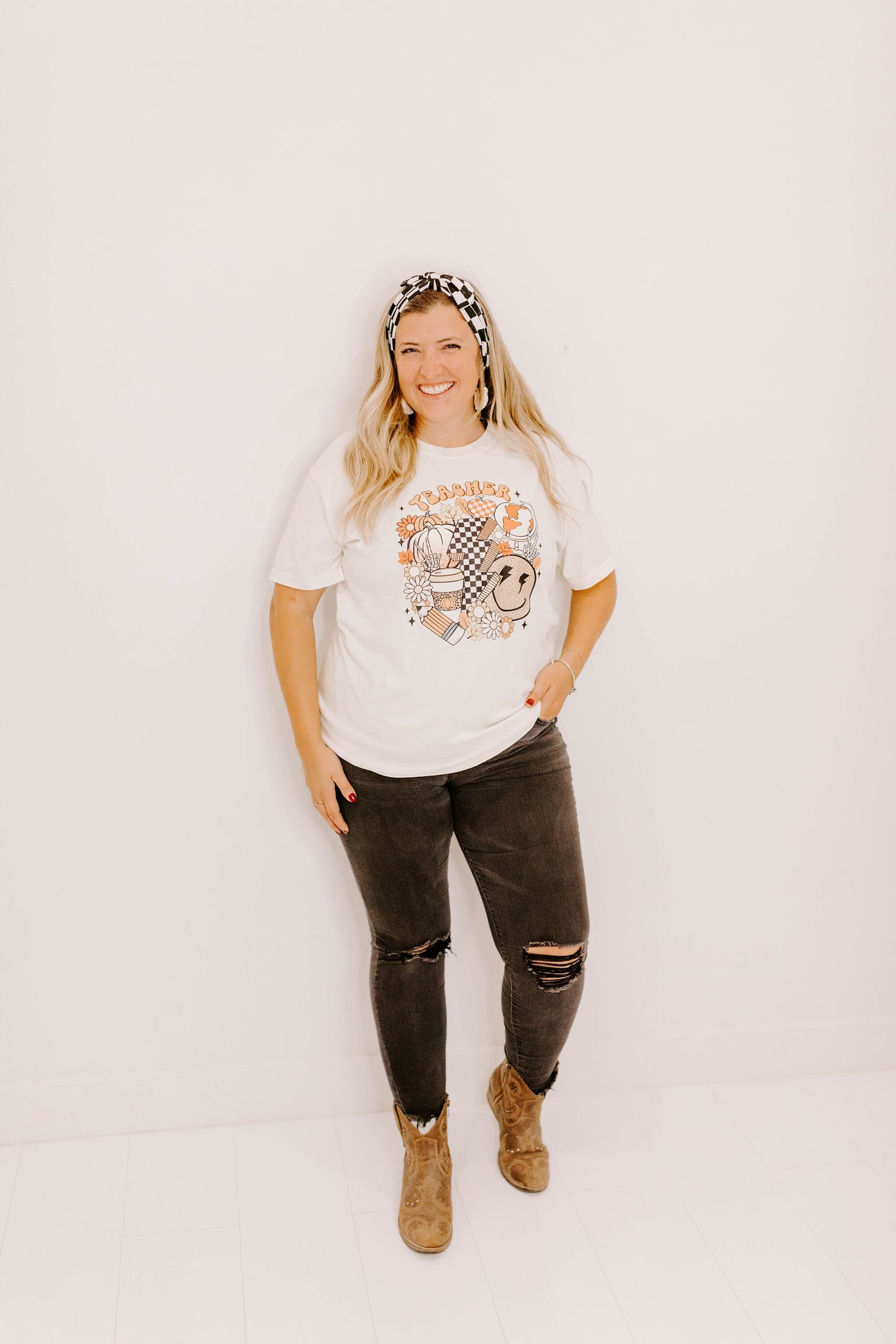 Fall Teacher Vibes / DTF Printed