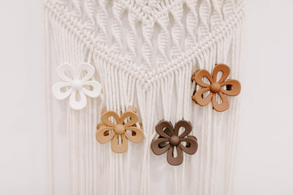 Flower Claw Clips - Fall Color Edition