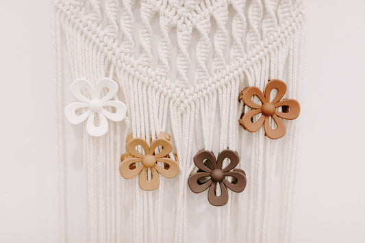 Flower Claw Clips - Fall Color Edition