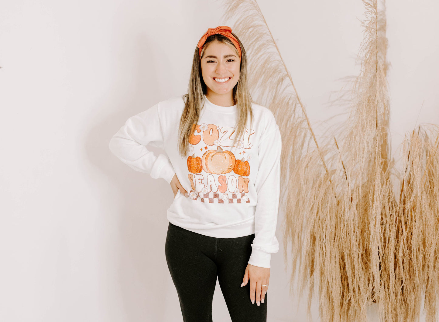 Cozy Season Crew / DTF Printed Crew