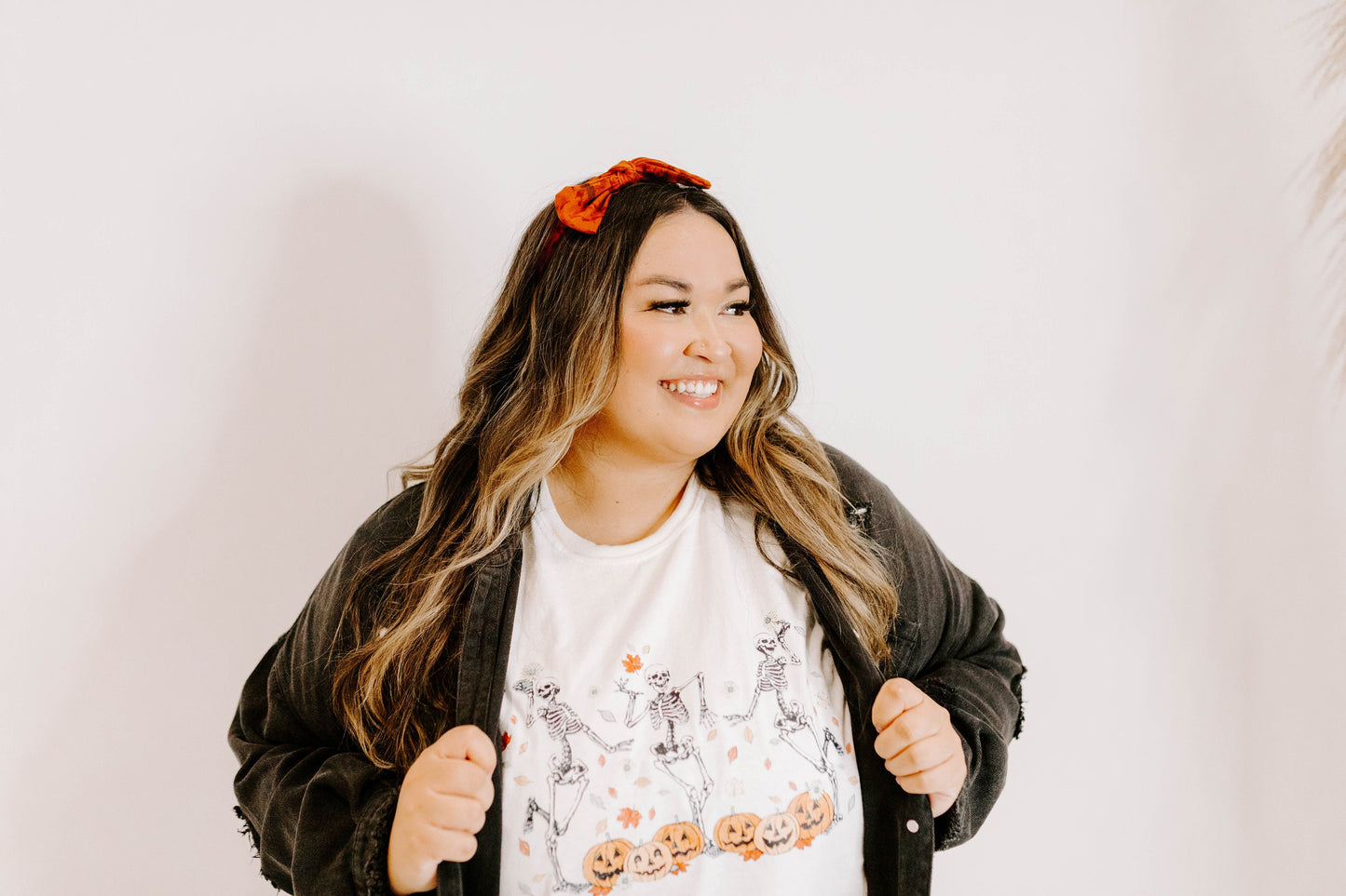 Skeleton Fall Tee / DTF Printed