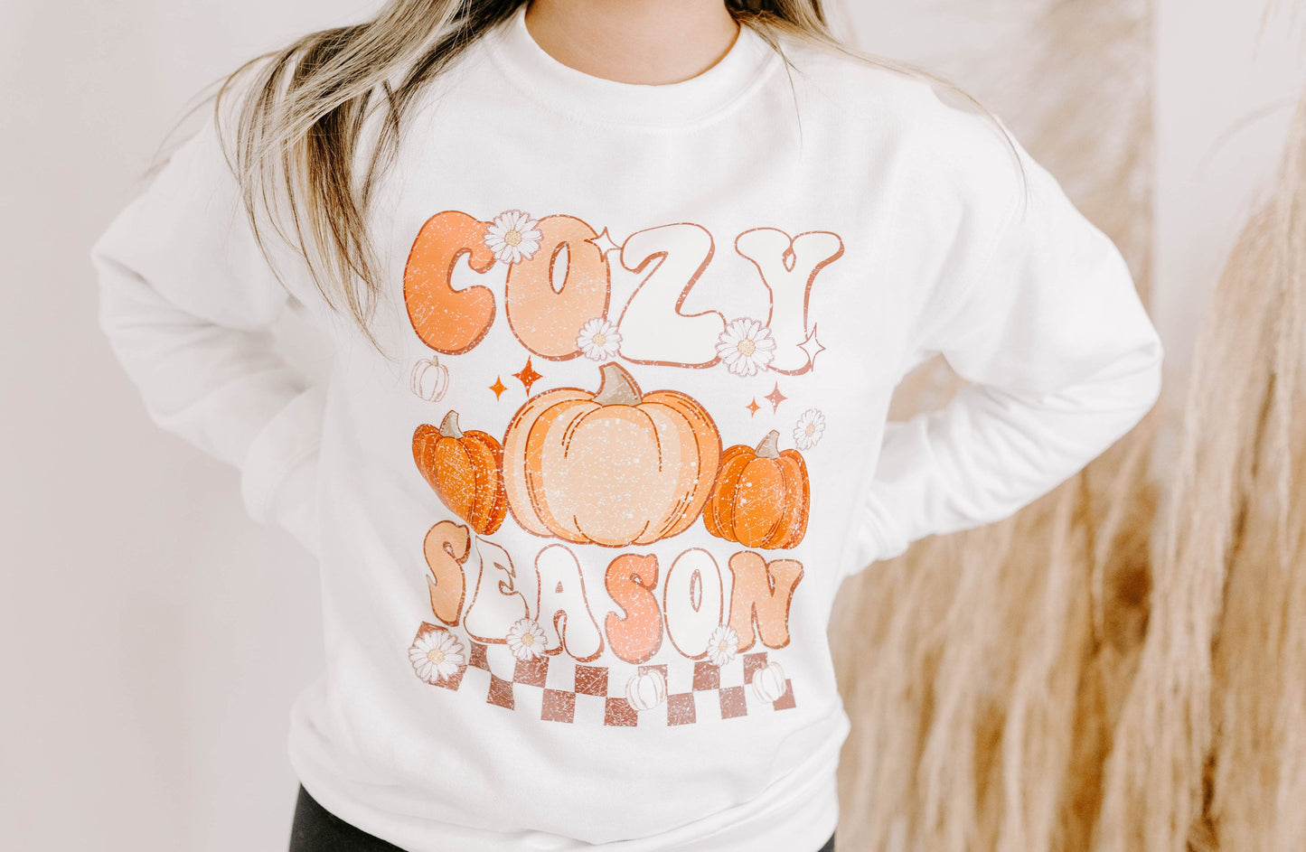Cozy Season Crew / DTF Printed Crew