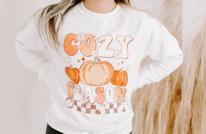 Cozy Season Crew / DTF Printed Crew
