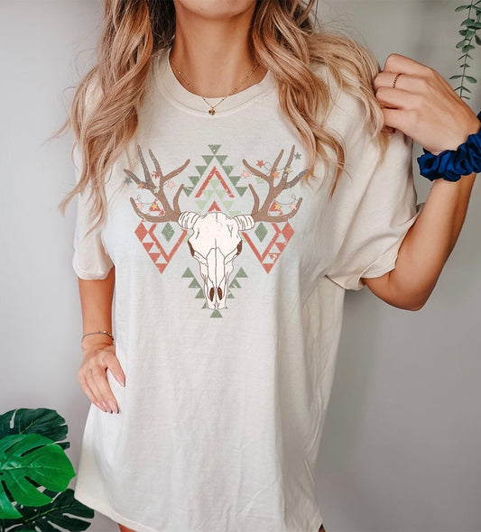 Merry Bull.... Graphics Tee - DTF Printed