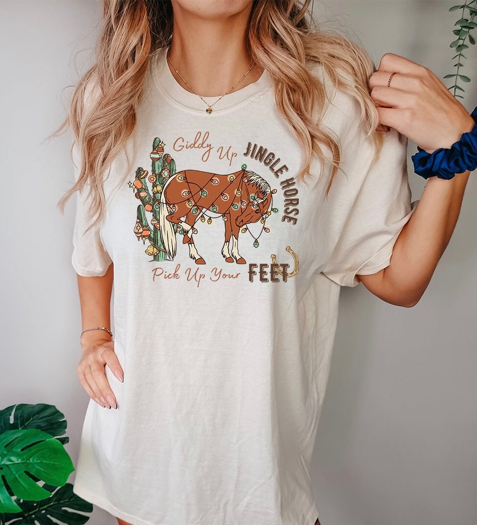 Giddy Up .... Graphics Tee - DTF Printed