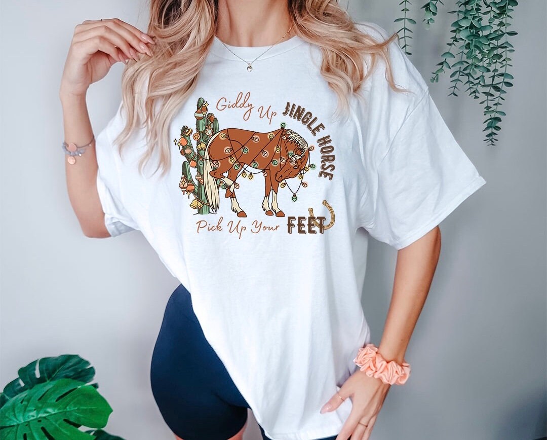 Giddy Up .... Graphics Tee - DTF Printed