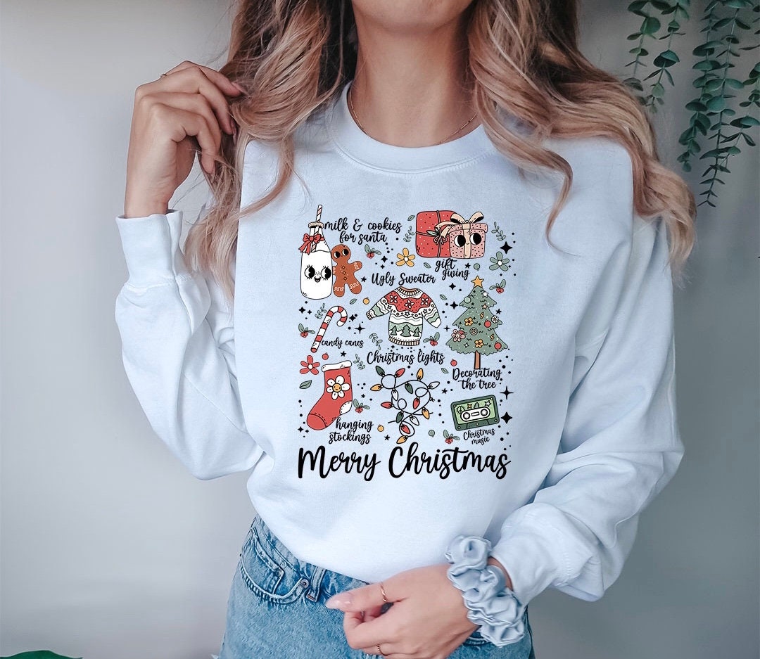 Christmas Cheer .... Graphic Crew Neck - DTF Printed