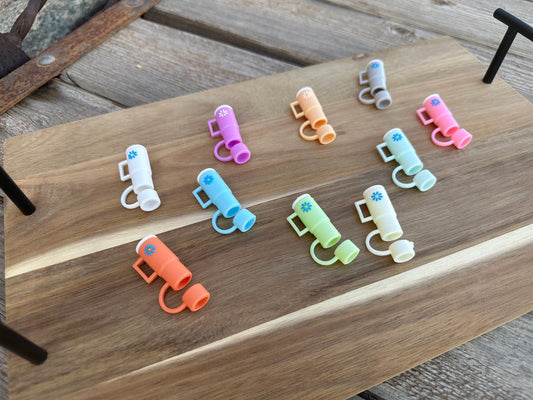 Cup Straw Toppers - fits large glass and large plastic straws