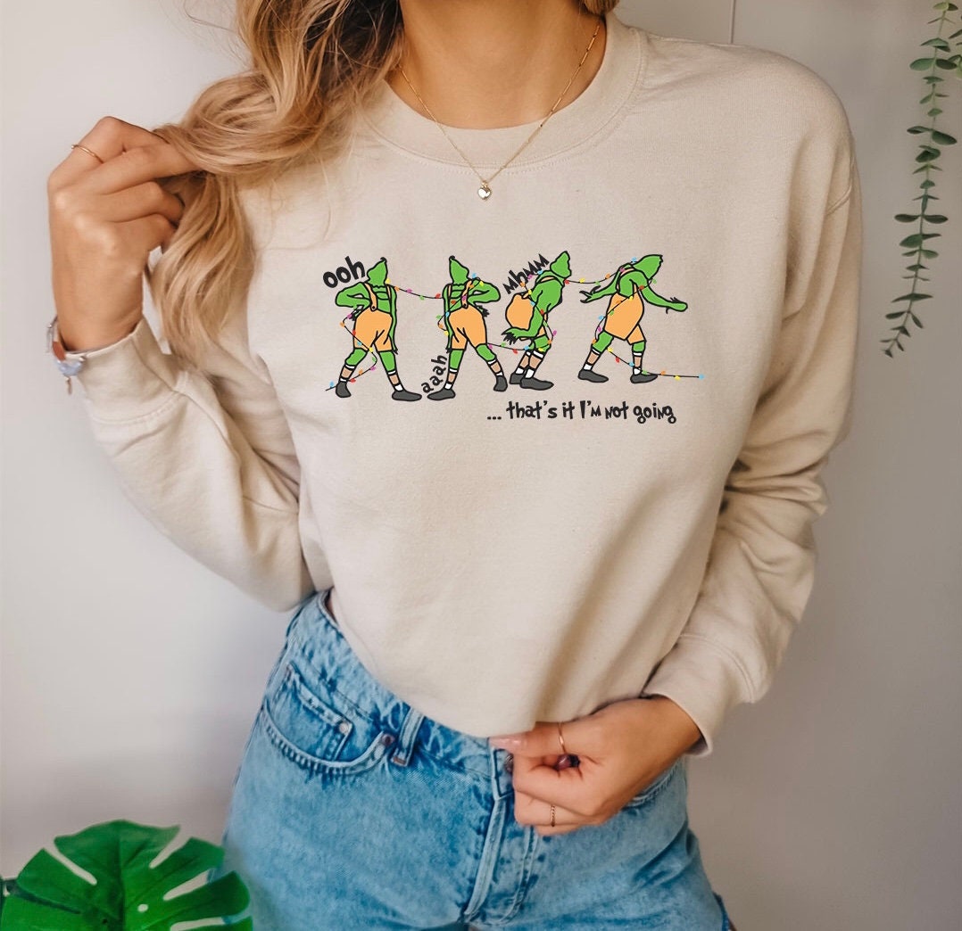 Ohh, Aaah.... Graphic Crew Neck - DTF Printed