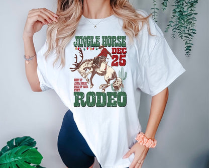 Jingle Horse Rodeo.... Graphics Tee - DTF Printed