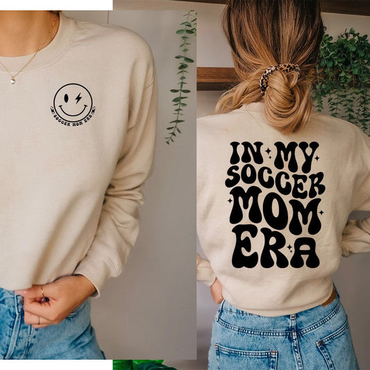 Soccer Mom Era .... Graphic Crew Neck - DTF Printed