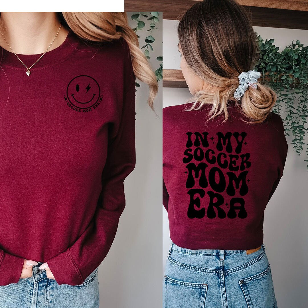 Soccer Mom Era .... Graphic Crew Neck - DTF Printed
