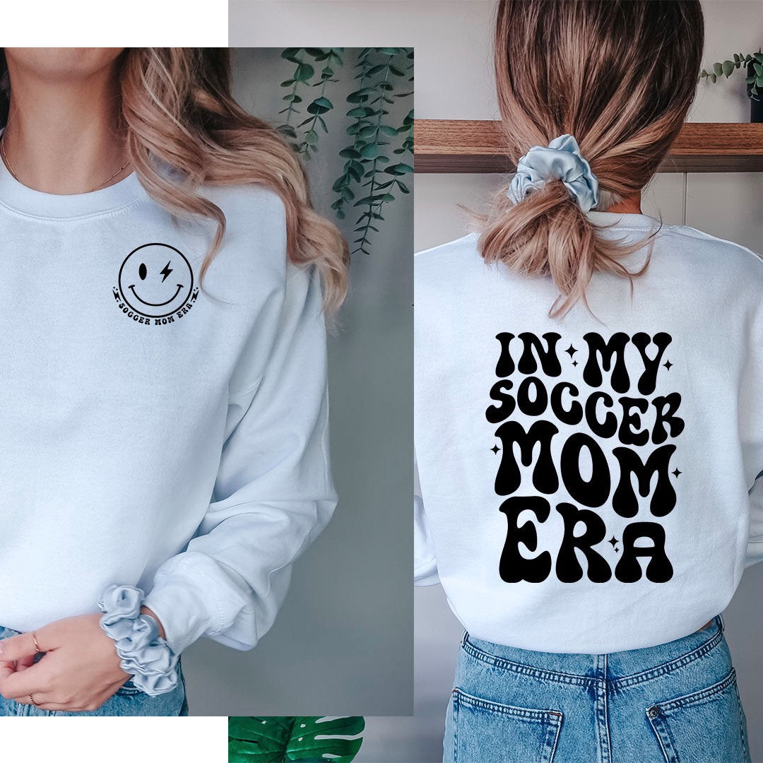 Soccer Mom Era .... Graphic Crew Neck - DTF Printed