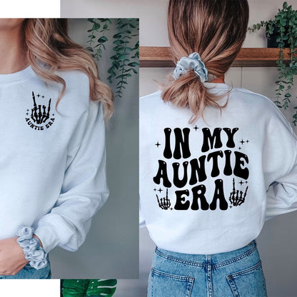 Auntie Era .... Graphic Crew Neck - DTF Printed