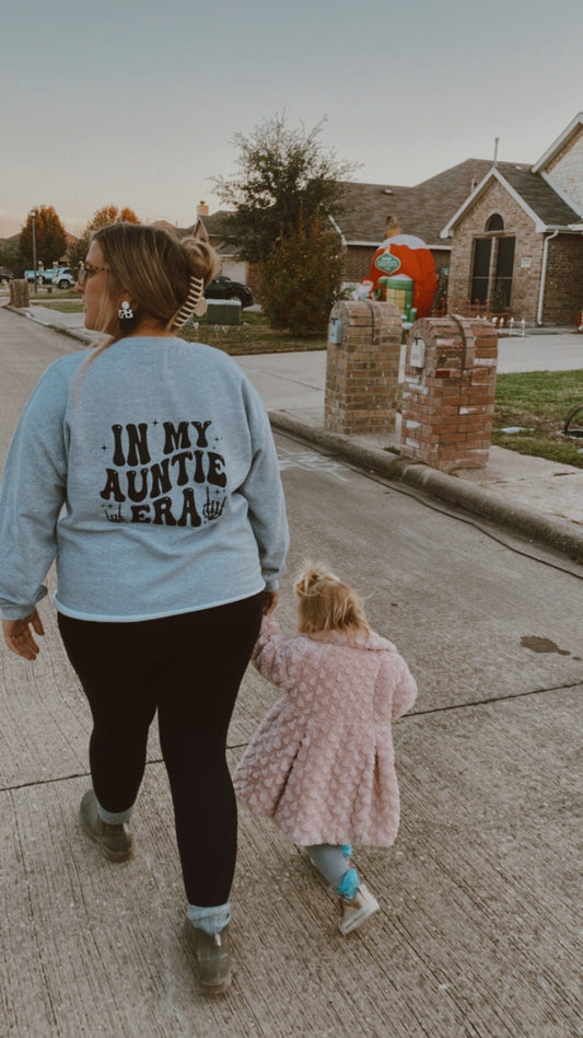 Auntie Era .... Graphic Crew Neck - DTF Printed