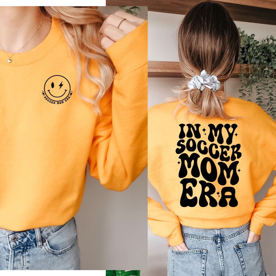 Soccer Mom Era .... Graphic Crew Neck - DTF Printed