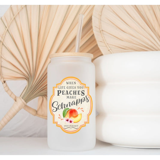 Make Schnapps Printed Glassware - Dishwasher Safe