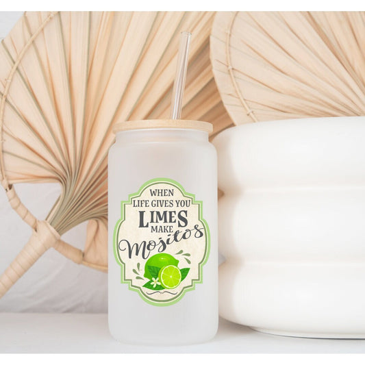 Make Mojitos Printed Glassware -Dishwasher Safe