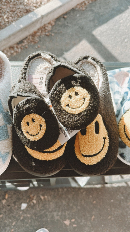 Mini Slipper // Black & Yellow