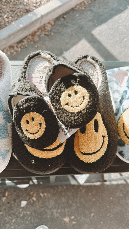 Mini Slipper // Black & Yellow
