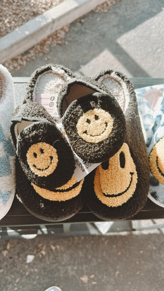 Mini Slipper // Black & Yellow