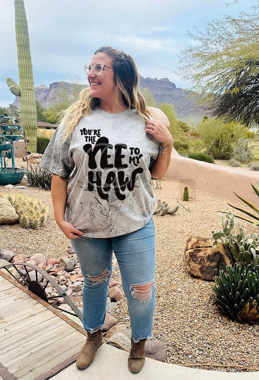 Yee To My Haw // Graphic Tee // DTF Printed // High quality printed tee // Country Tee