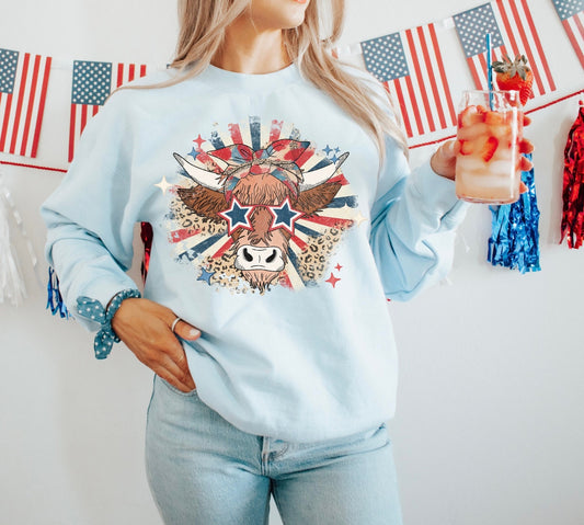 American Bull - Graphic Crew - NEW - DTF Printed