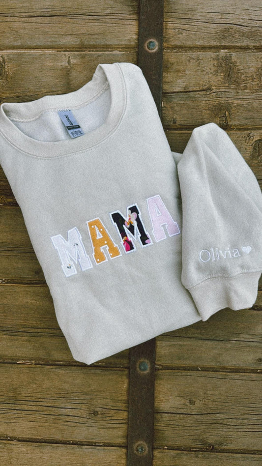 Memory Embroidery Crew - Custom Wording Available
